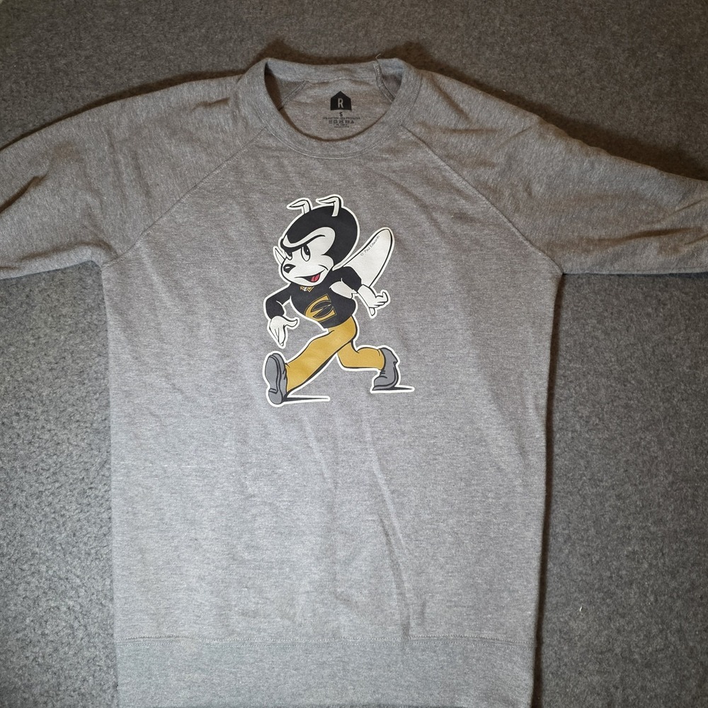 Rally House Gray Crewneck Sweatshirt Emporia State Mascot Small 794